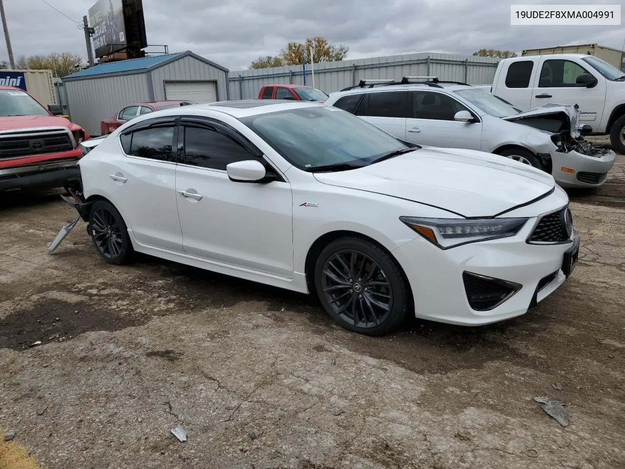 2021 Acura Ilx Premium A-Spec VIN: 19UDE2F8XMA004991 Lot: 79582814