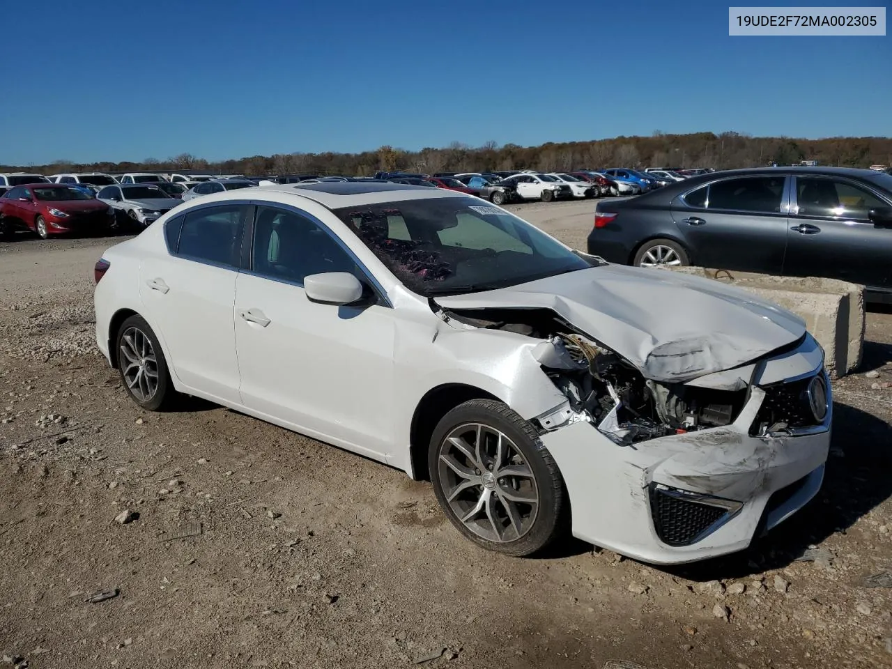 2021 Acura Ilx Premium VIN: 19UDE2F72MA002305 Lot: 79878614