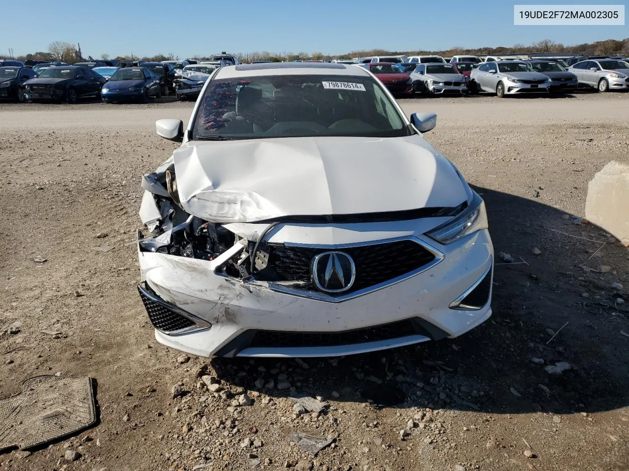 2021 Acura Ilx Premium VIN: 19UDE2F72MA002305 Lot: 79878614