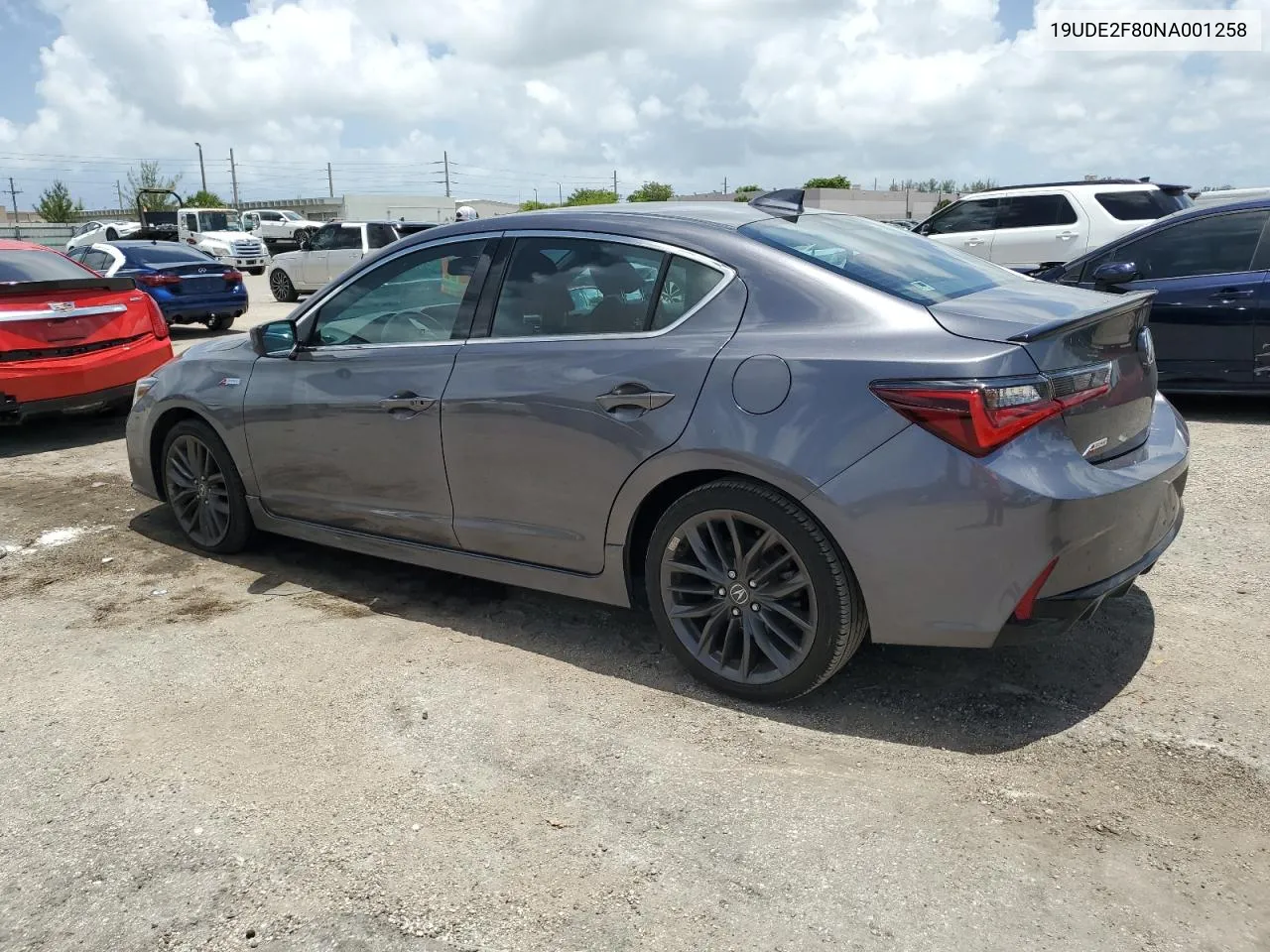 19UDE2F80NA001258 2022 Acura Ilx Premium A-Spec