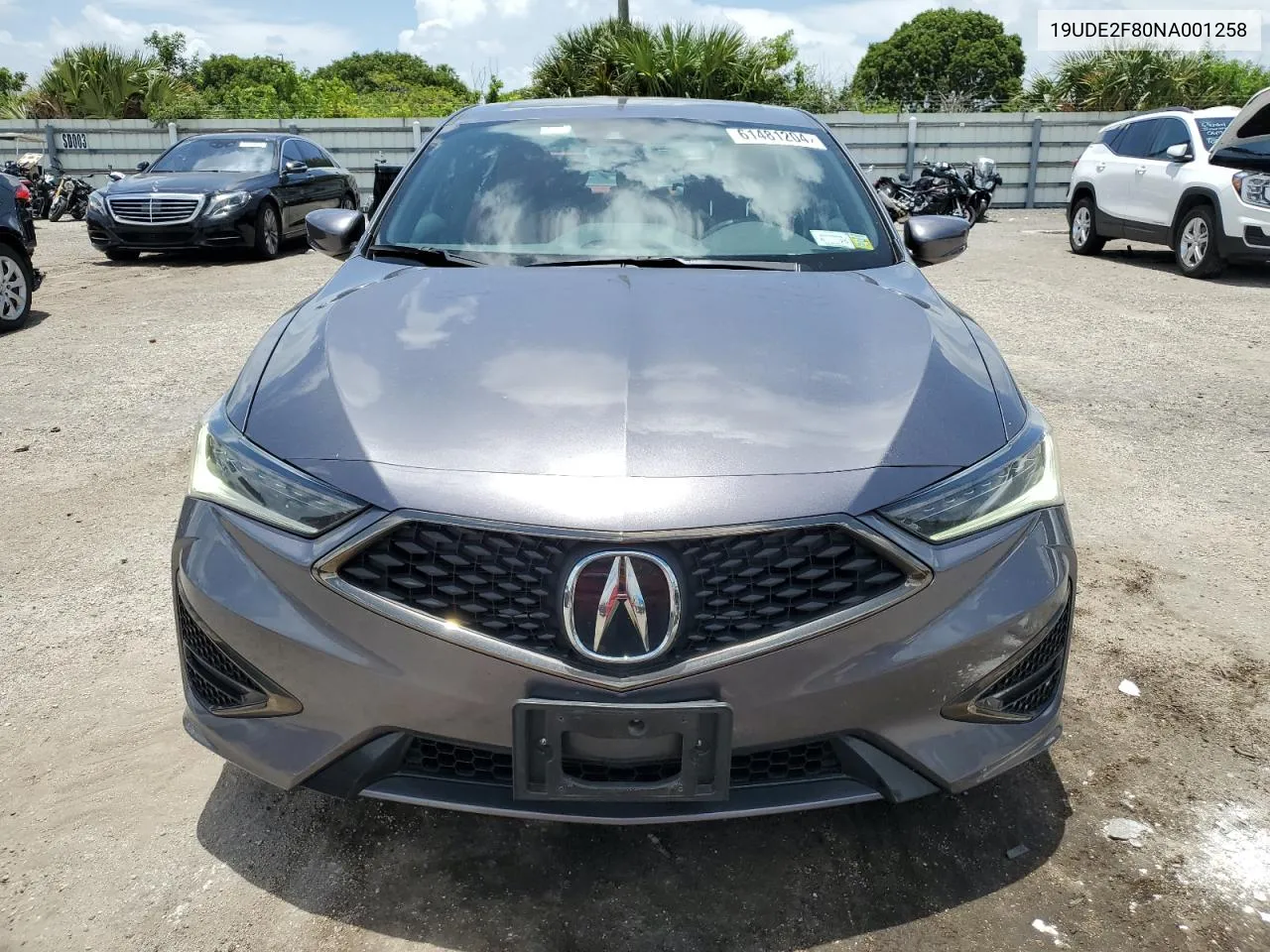 2022 Acura Ilx Premium A-Spec VIN: 19UDE2F80NA001258 Lot: 61481204