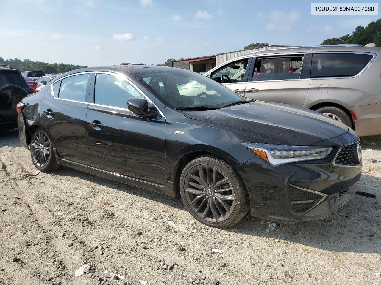 2022 Acura Ilx Premium A-Spec VIN: 19UDE2F89NA007088 Lot: 61691424