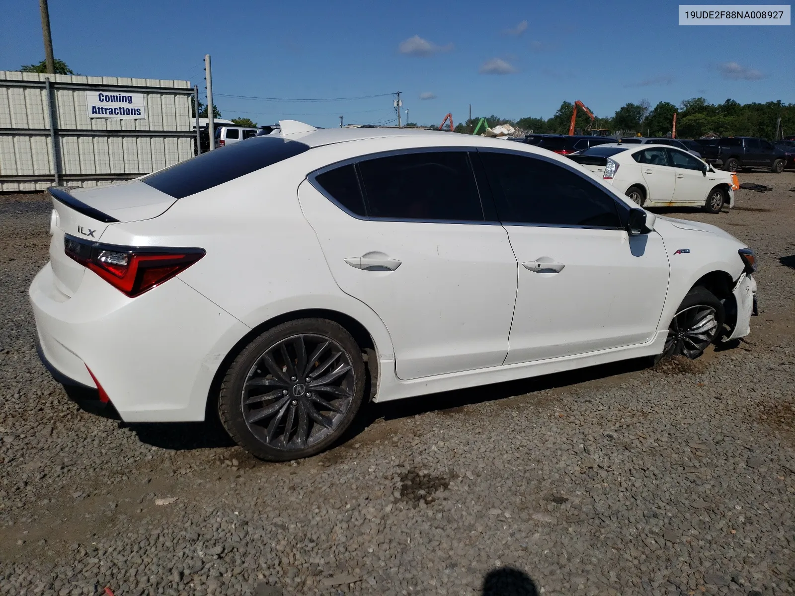 2022 Acura Ilx Premium A-Spec VIN: 19UDE2F88NA008927 Lot: 67934794