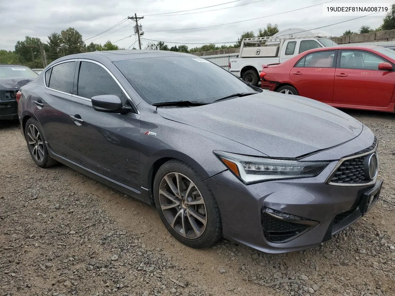 2022 Acura Ilx Premium A-Spec VIN: 19UDE2F81NA008719 Lot: 72515994