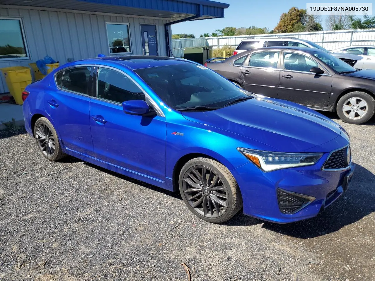 2022 Acura Ilx Premium A-Spec VIN: 19UDE2F87NA005730 Lot: 72568514