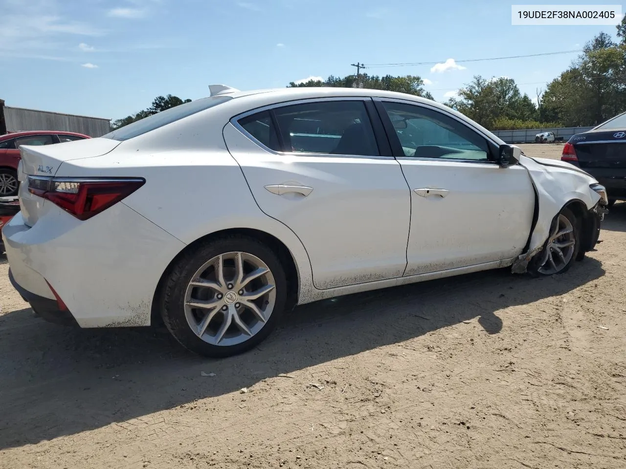 2022 Acura Ilx VIN: 19UDE2F38NA002405 Lot: 72649224