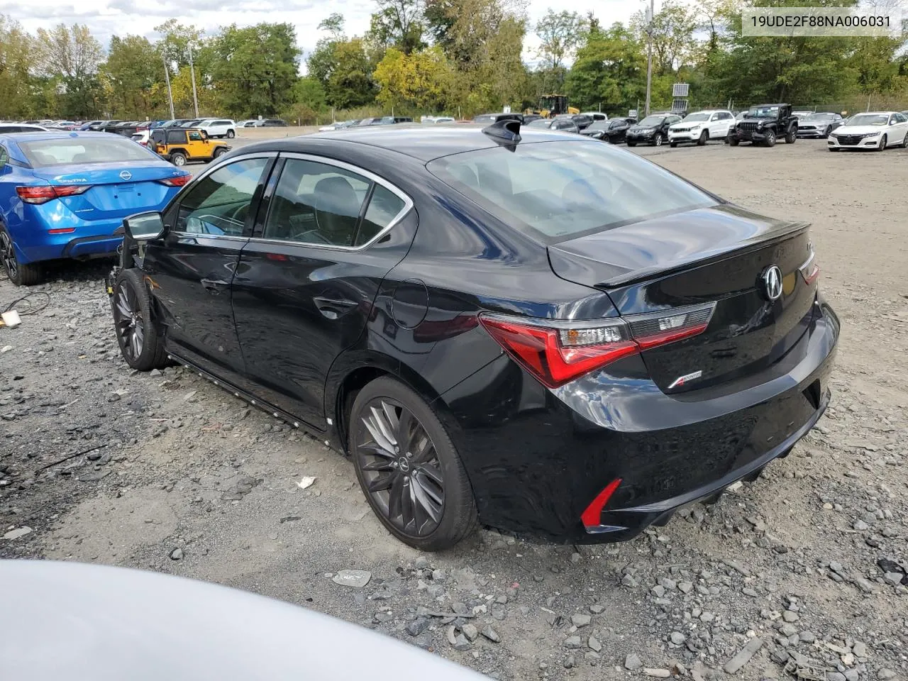 2022 Acura Ilx Premium A-Spec VIN: 19UDE2F88NA006031 Lot: 74073704