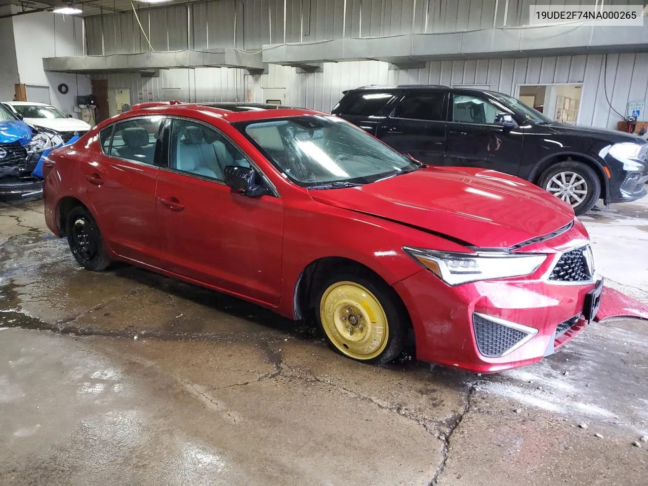 2022 Acura Ilx Premium VIN: 19UDE2F74NA000265 Lot: 78883354