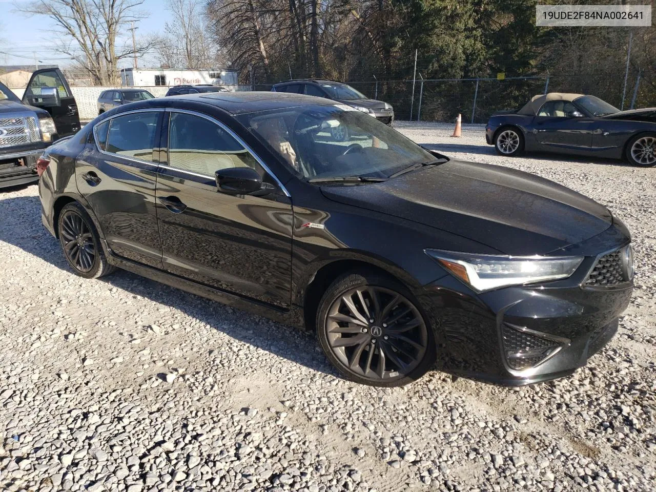 2022 Acura Ilx Premium A-Spec VIN: 19UDE2F84NA002641 Lot: 79436734