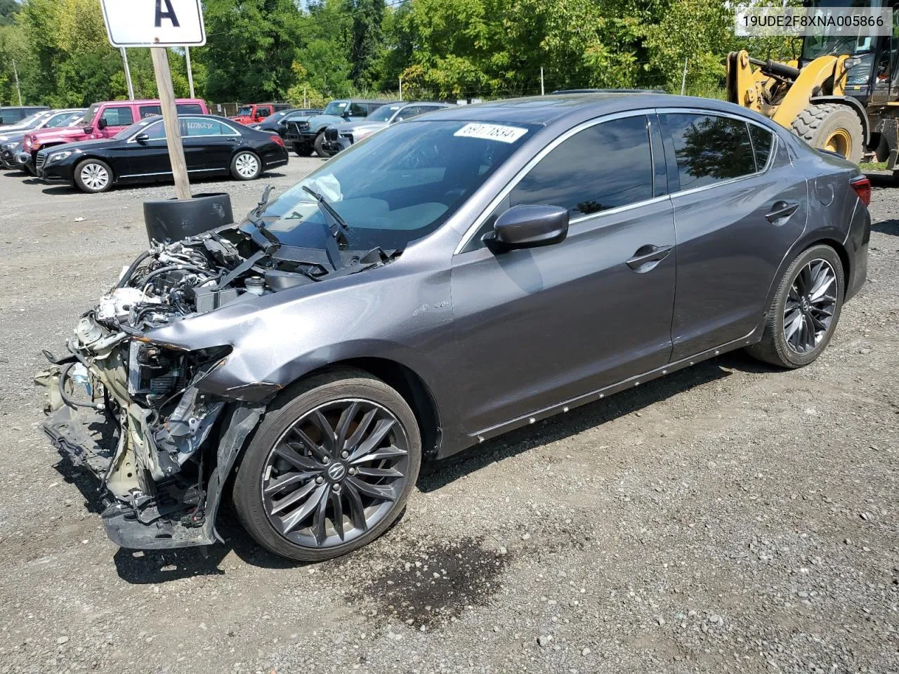 2022 Acura Ilx Premium A-Spec VIN: 19UDE2F8XNA005866 Lot: 79827244