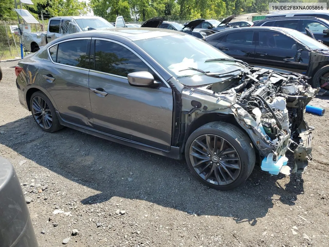 2022 Acura Ilx Premium A-Spec VIN: 19UDE2F8XNA005866 Lot: 79827244