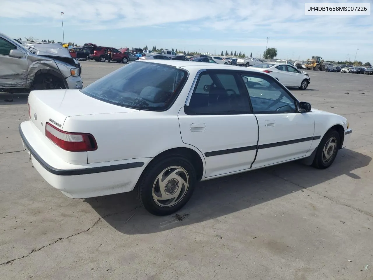 1991 Acura Integra Ls VIN: JH4DB1658MS007226 Lot: 75492384