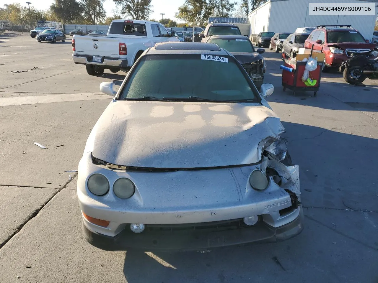 2000 Acura Integra Ls VIN: JH4DC4459YS009106 Lot: 76838534