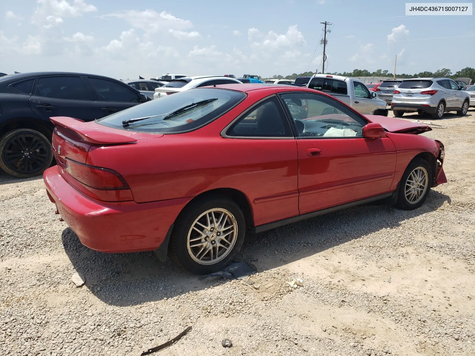 2001 Acura Integra Gs VIN: JH4DC43671S007127 Lot: 65810254