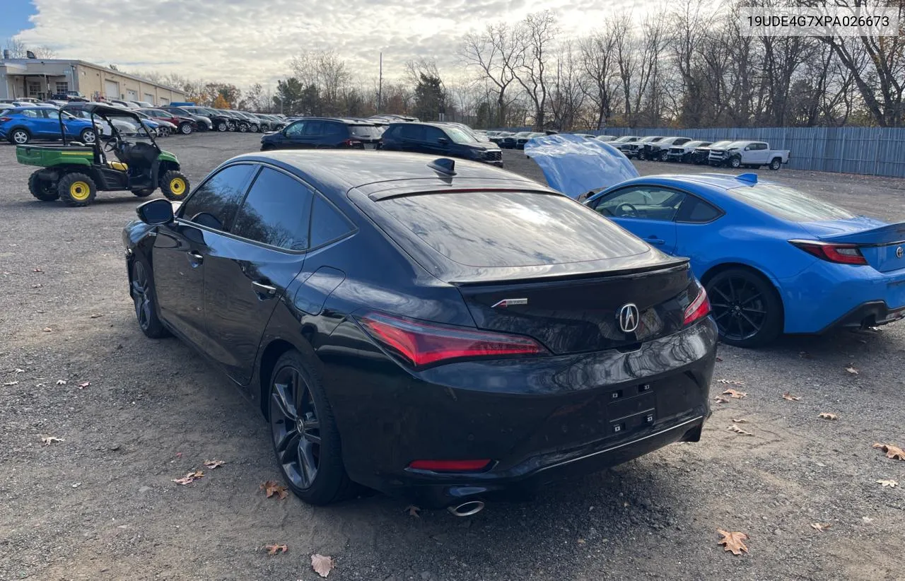 2023 Acura Integra A-Spec Tech VIN: 19UDE4G7XPA026673 Lot: 81733624