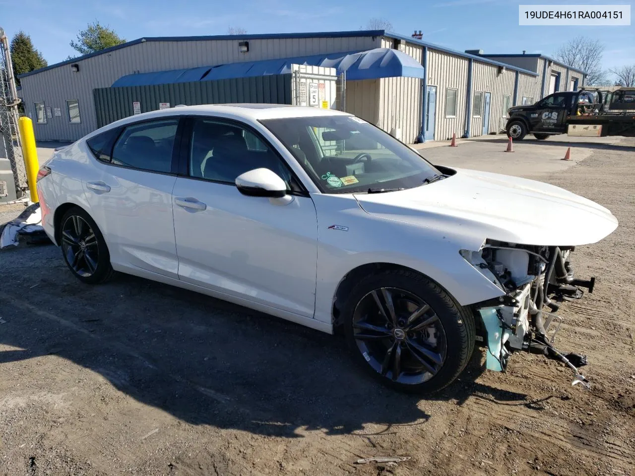 2024 Acura Integra A-Spec Tech VIN: 19UDE4H61RA004151 Lot: 78463854