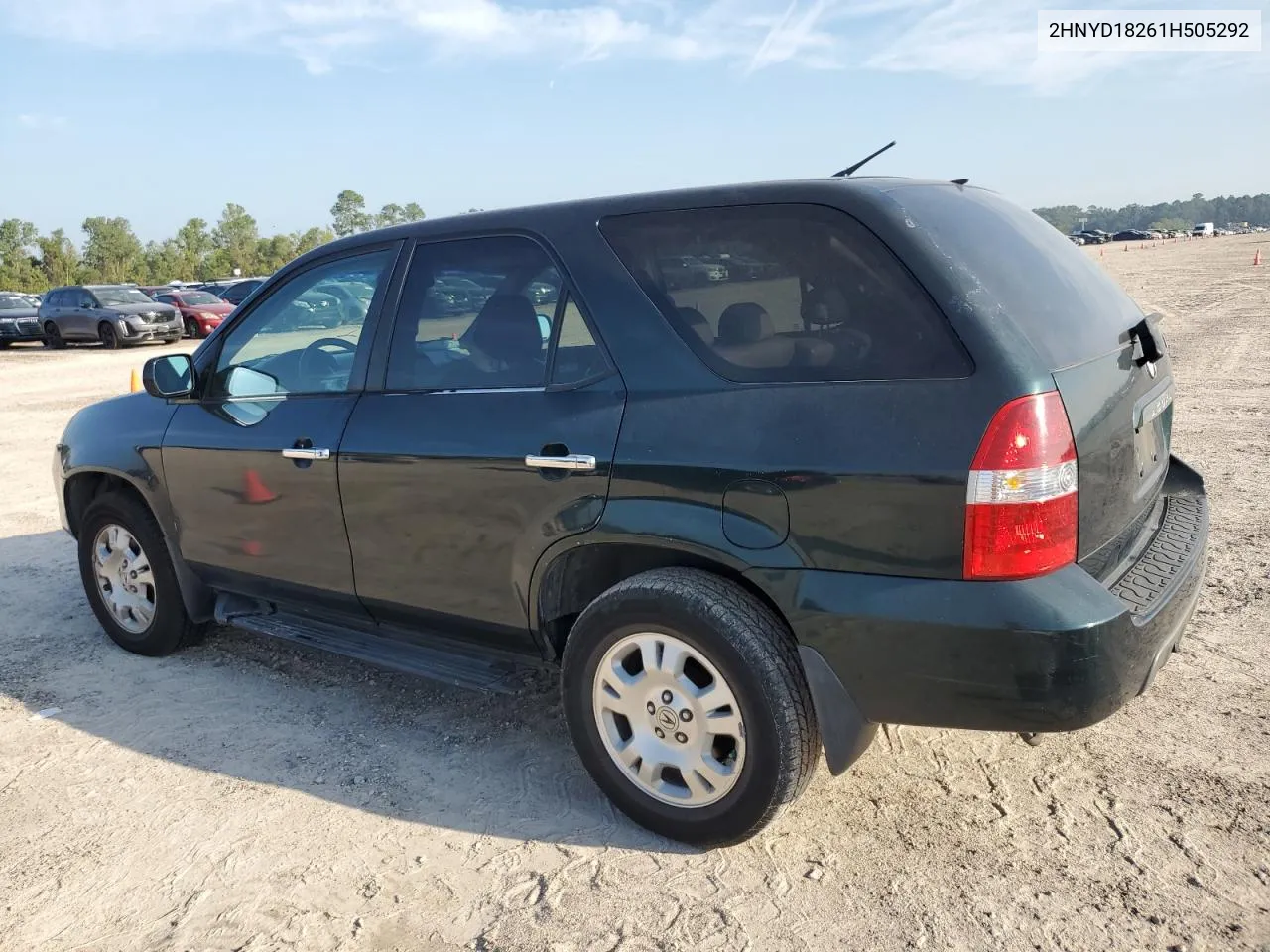 2001 Acura Mdx VIN: 2HNYD18261H505292 Lot: 62117274