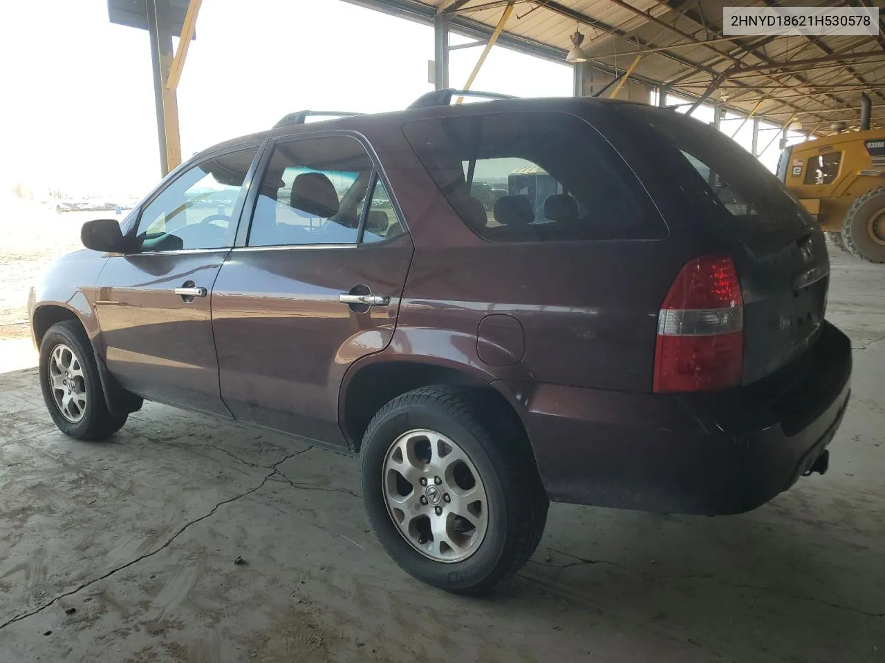 2001 Acura Mdx Touring VIN: 2HNYD18621H530578 Lot: 67729114