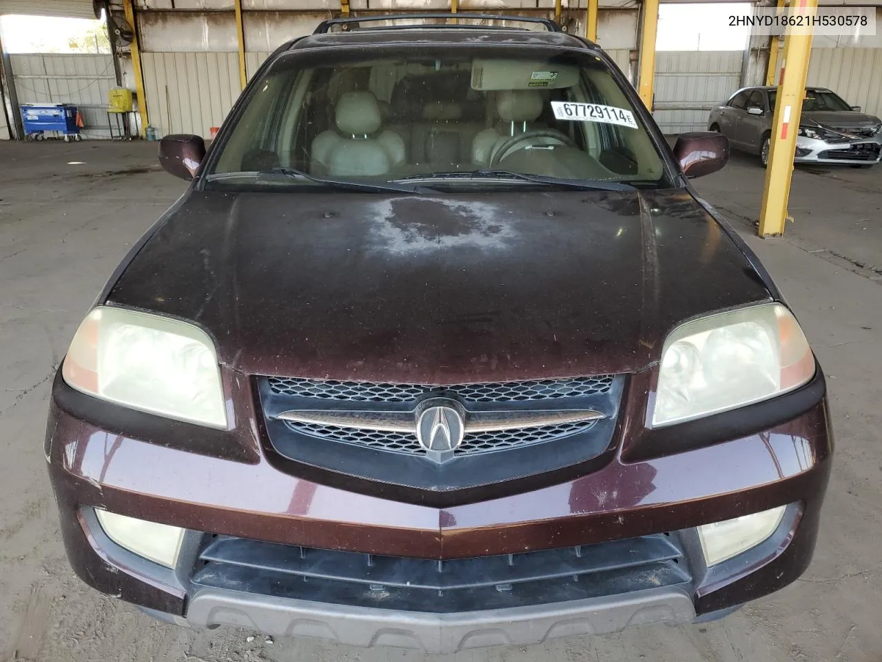 2001 Acura Mdx Touring VIN: 2HNYD18621H530578 Lot: 67729114