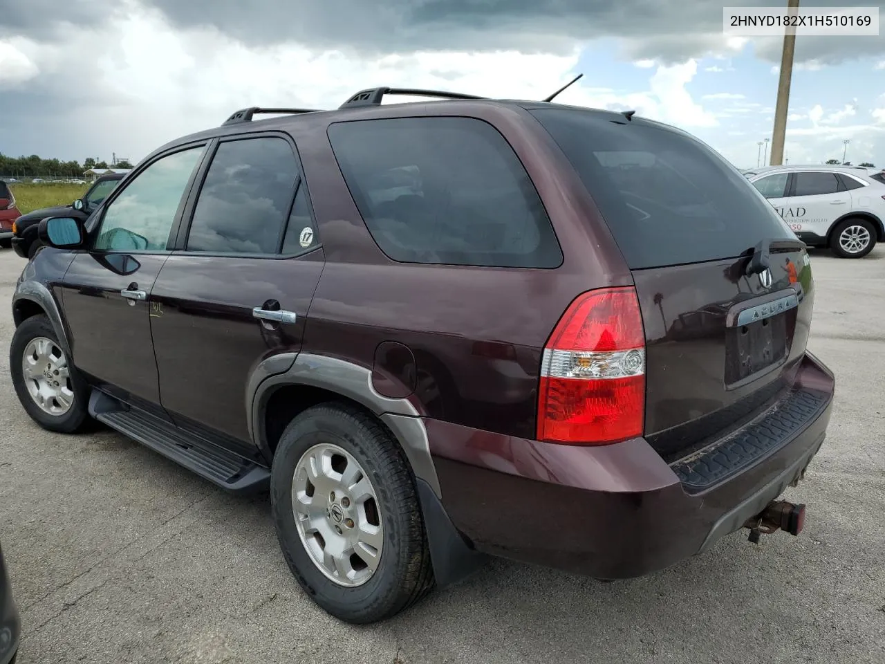 2001 Acura Mdx VIN: 2HNYD182X1H510169 Lot: 74037614