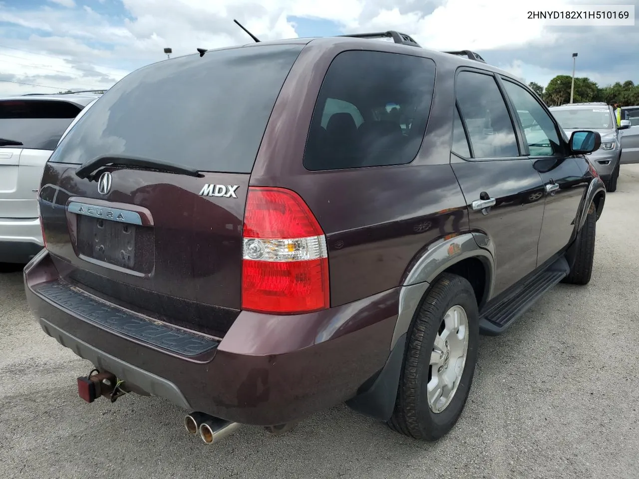 2001 Acura Mdx VIN: 2HNYD182X1H510169 Lot: 74037614