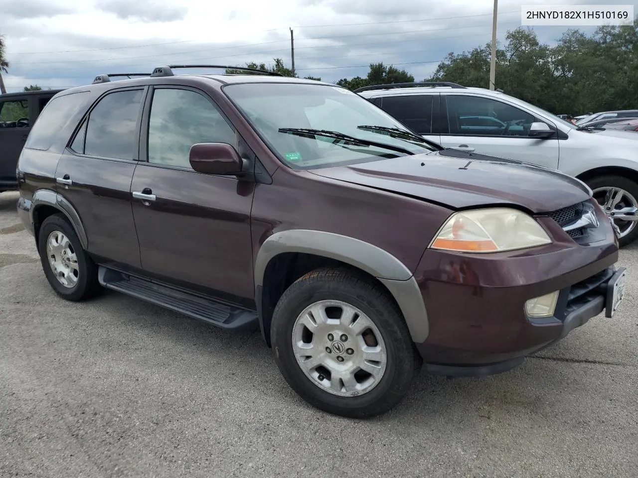 2001 Acura Mdx VIN: 2HNYD182X1H510169 Lot: 74037614