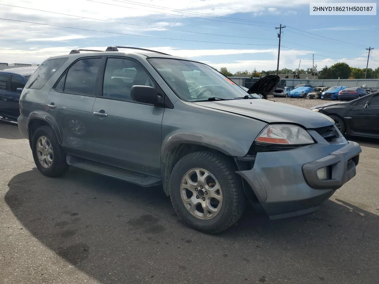 2001 Acura Mdx Touring VIN: 2HNYD18621H500187 Lot: 74578654