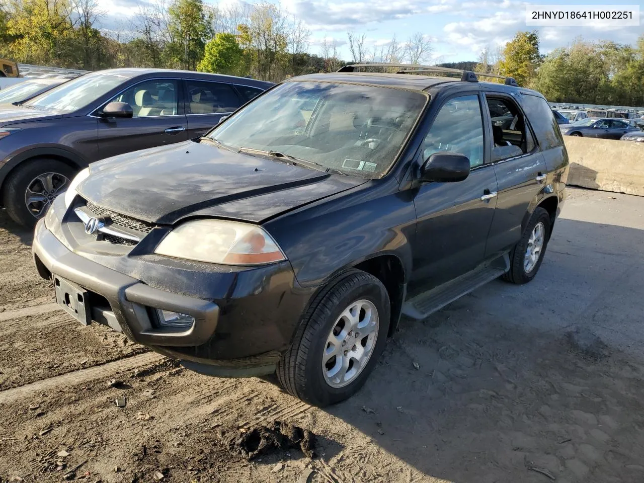 2001 Acura Mdx Touring VIN: 2HNYD18641H002251 Lot: 75294554