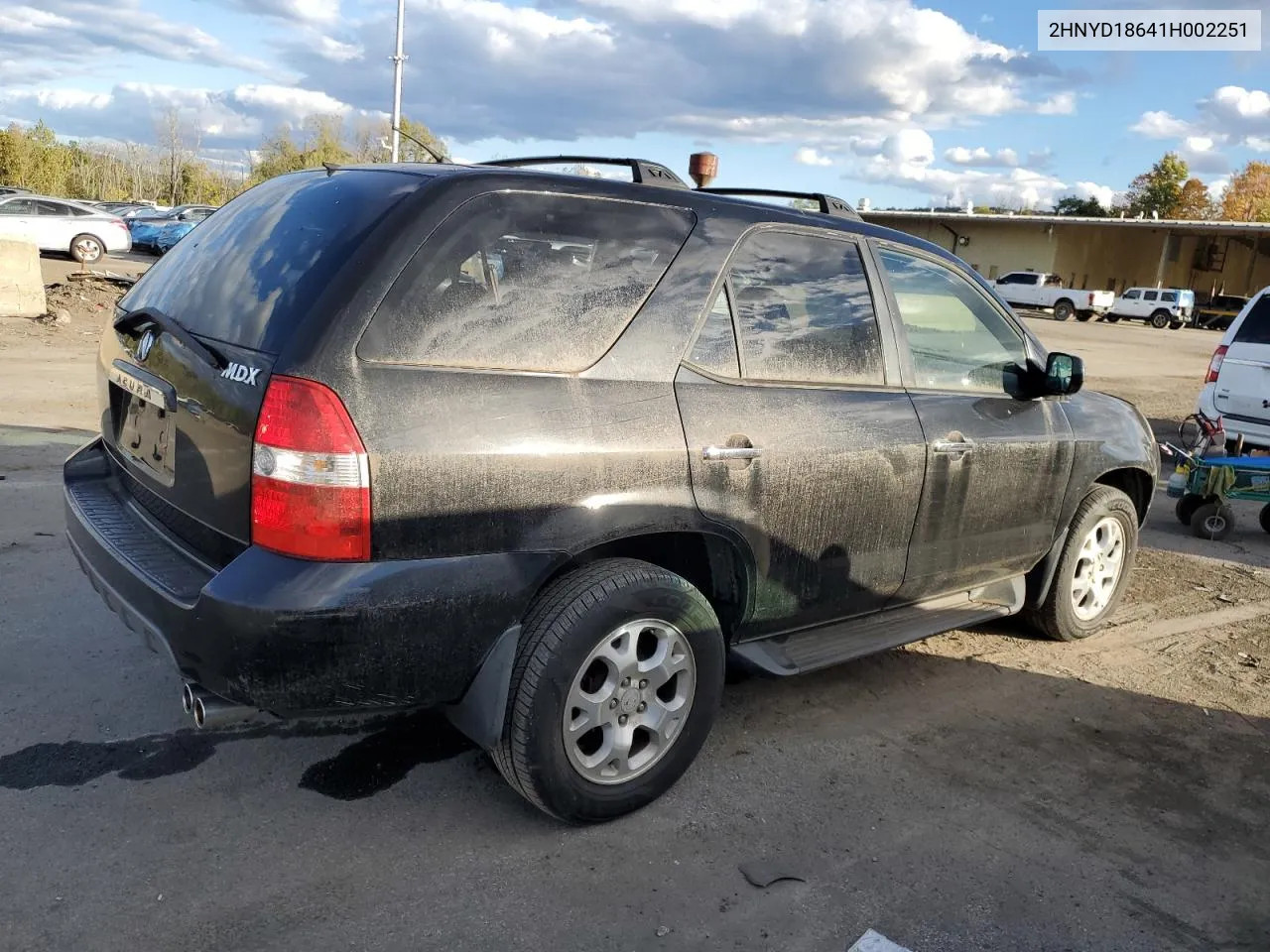 2001 Acura Mdx Touring VIN: 2HNYD18641H002251 Lot: 75294554