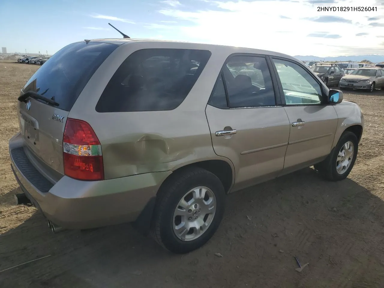 2001 Acura Mdx VIN: 2HNYD18291H526041 Lot: 77354344