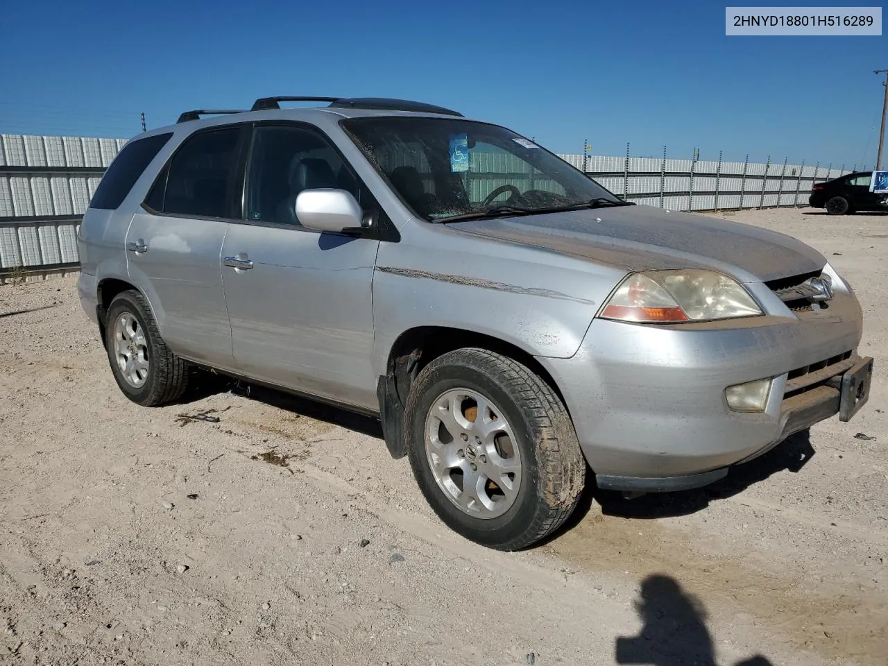 2001 Acura Mdx Touring VIN: 2HNYD18801H516289 Lot: 77530454