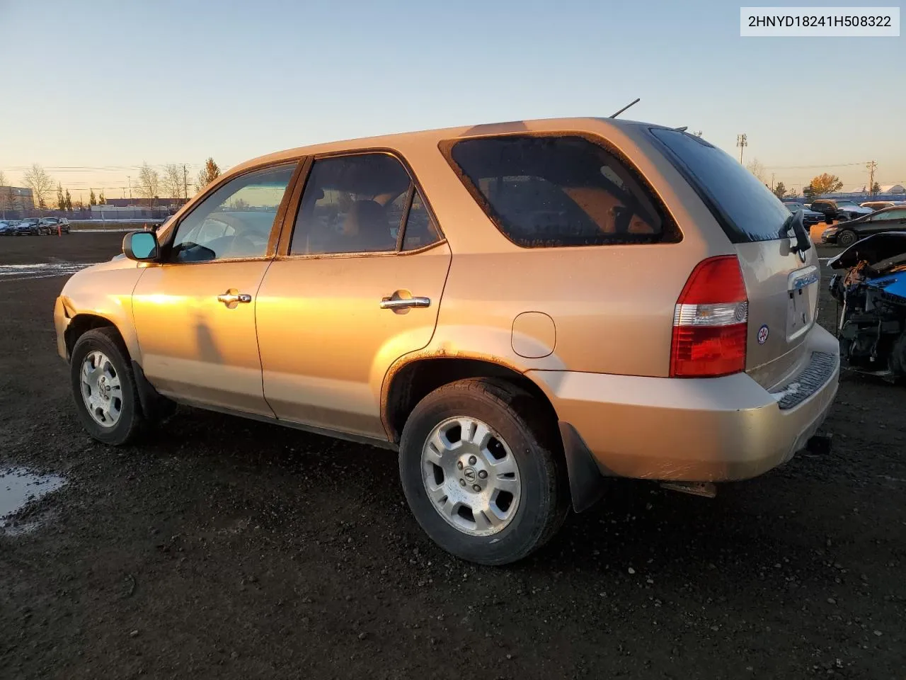 2001 Acura Mdx VIN: 2HNYD18241H508322 Lot: 77675594