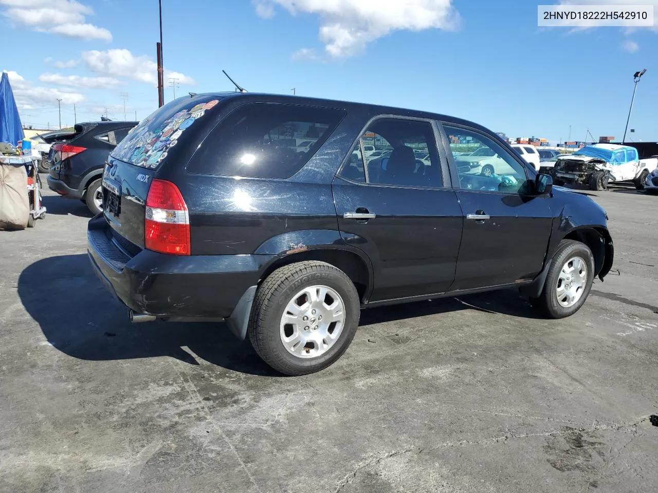 2002 Acura Mdx VIN: 2HNYD18222H542910 Lot: 48674384