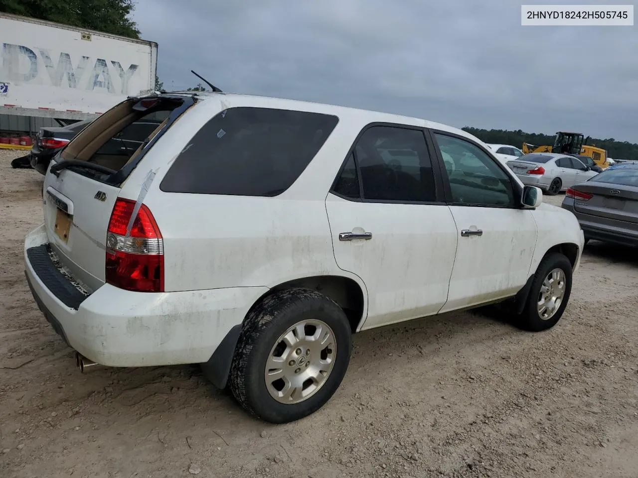 2002 Acura Mdx VIN: 2HNYD18242H505745 Lot: 67412234