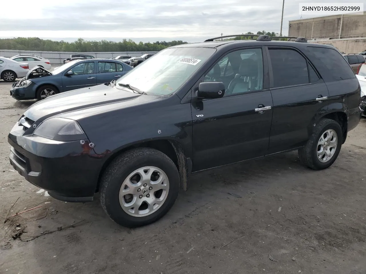 2002 Acura Mdx Touring VIN: 2HNYD18652H502999 Lot: 68088514