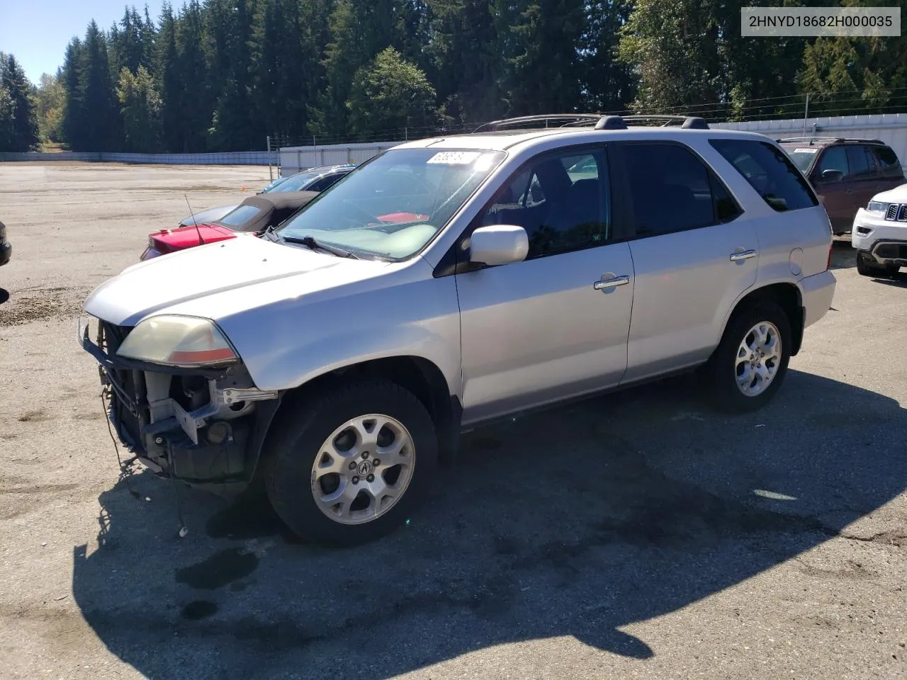 2002 Acura Mdx Touring VIN: 2HNYD18682H000035 Lot: 69664844