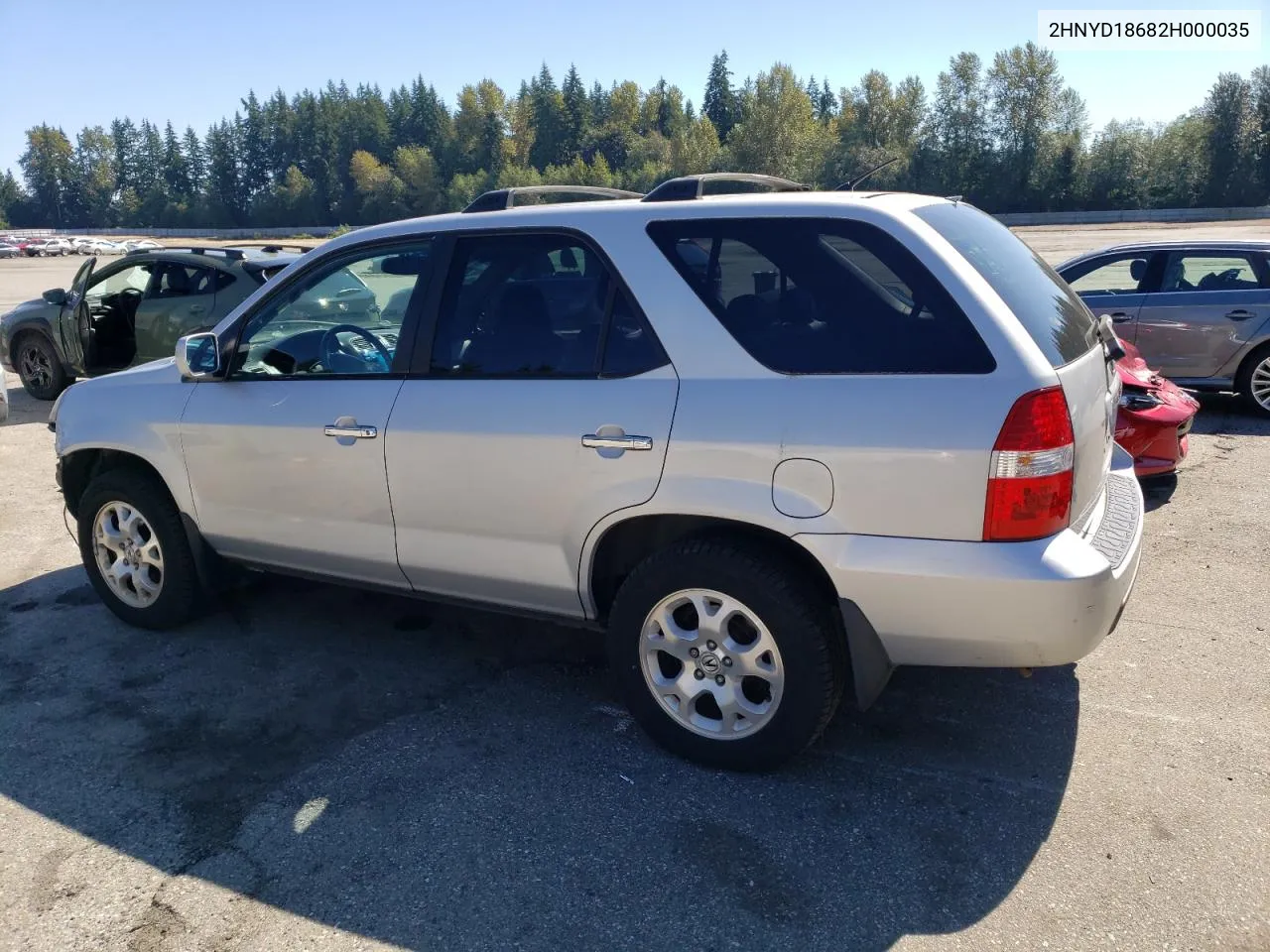 2002 Acura Mdx Touring VIN: 2HNYD18682H000035 Lot: 69664844