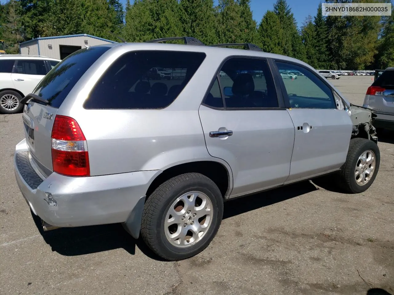 2002 Acura Mdx Touring VIN: 2HNYD18682H000035 Lot: 69664844