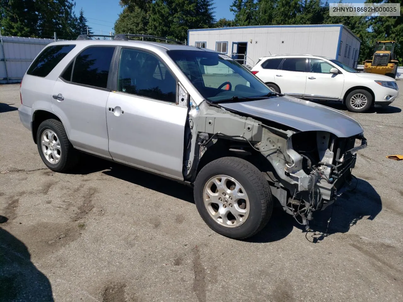 2002 Acura Mdx Touring VIN: 2HNYD18682H000035 Lot: 69664844