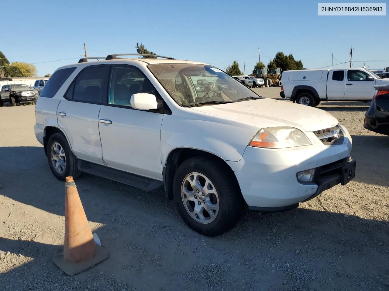 2002 Acura Mdx Touring VIN: 2HNYD18842H536983 Lot: 71135054