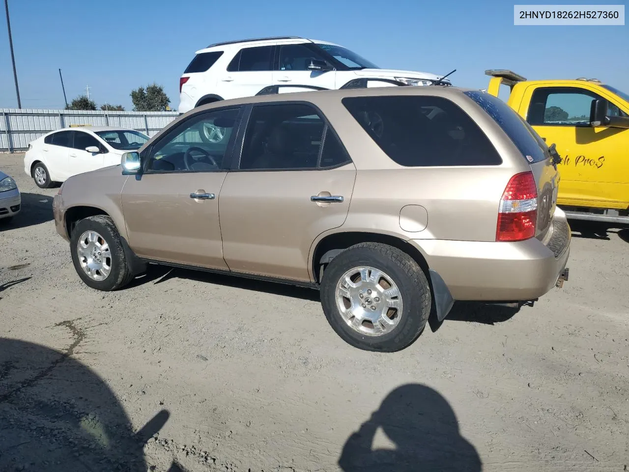 2002 Acura Mdx VIN: 2HNYD18262H527360 Lot: 72217624