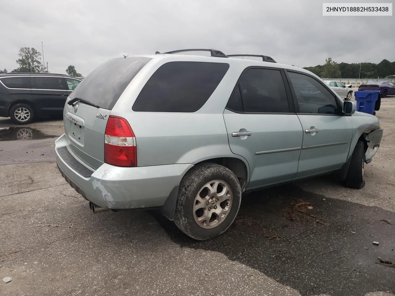 2002 Acura Mdx Touring VIN: 2HNYD18882H533438 Lot: 73310394