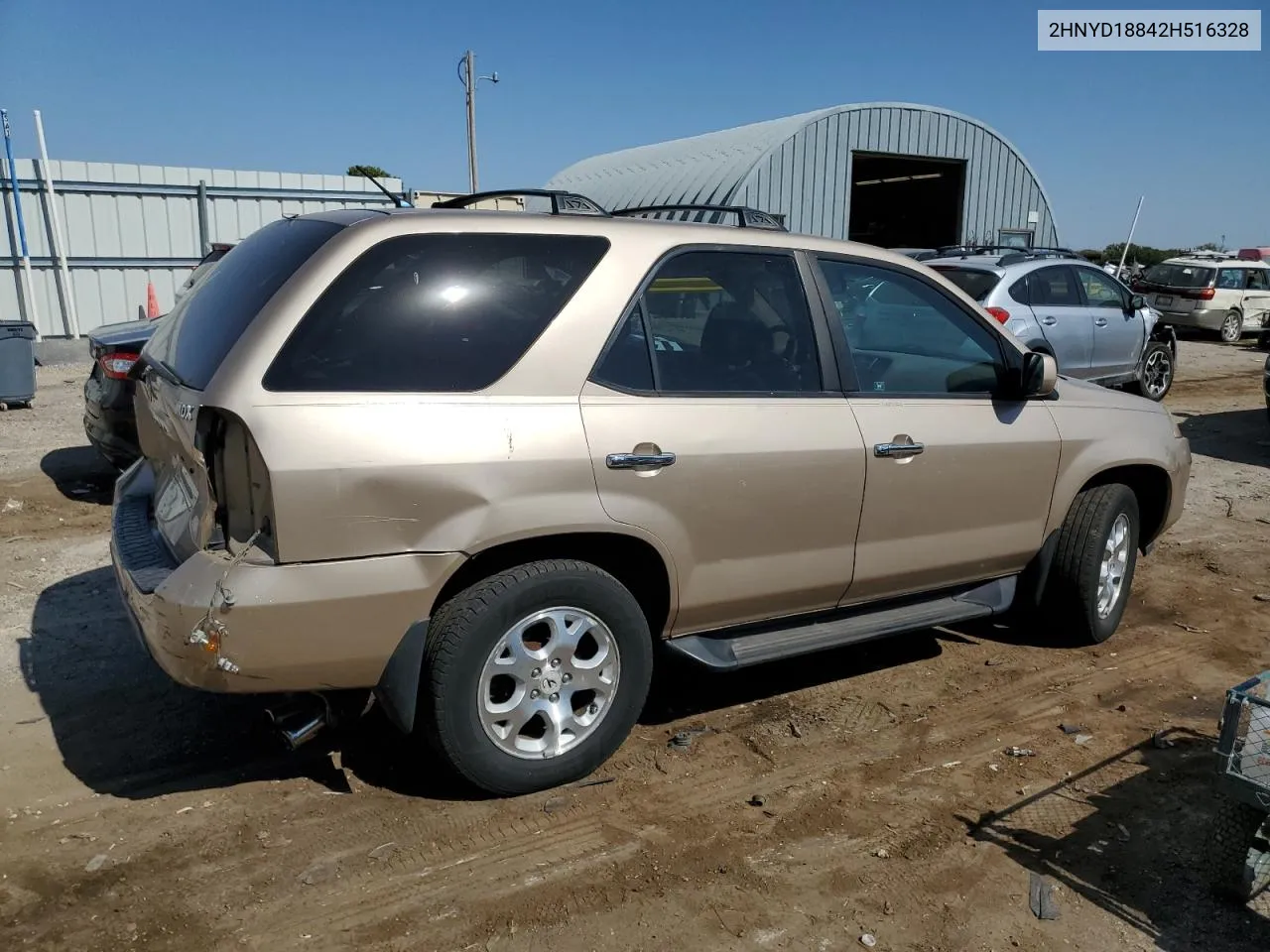 2002 Acura Mdx Touring VIN: 2HNYD18842H516328 Lot: 74859704