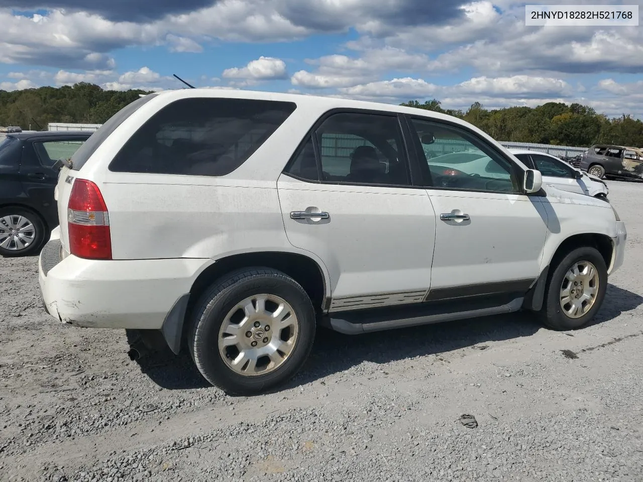 2002 Acura Mdx VIN: 2HNYD18282H521768 Lot: 76237074