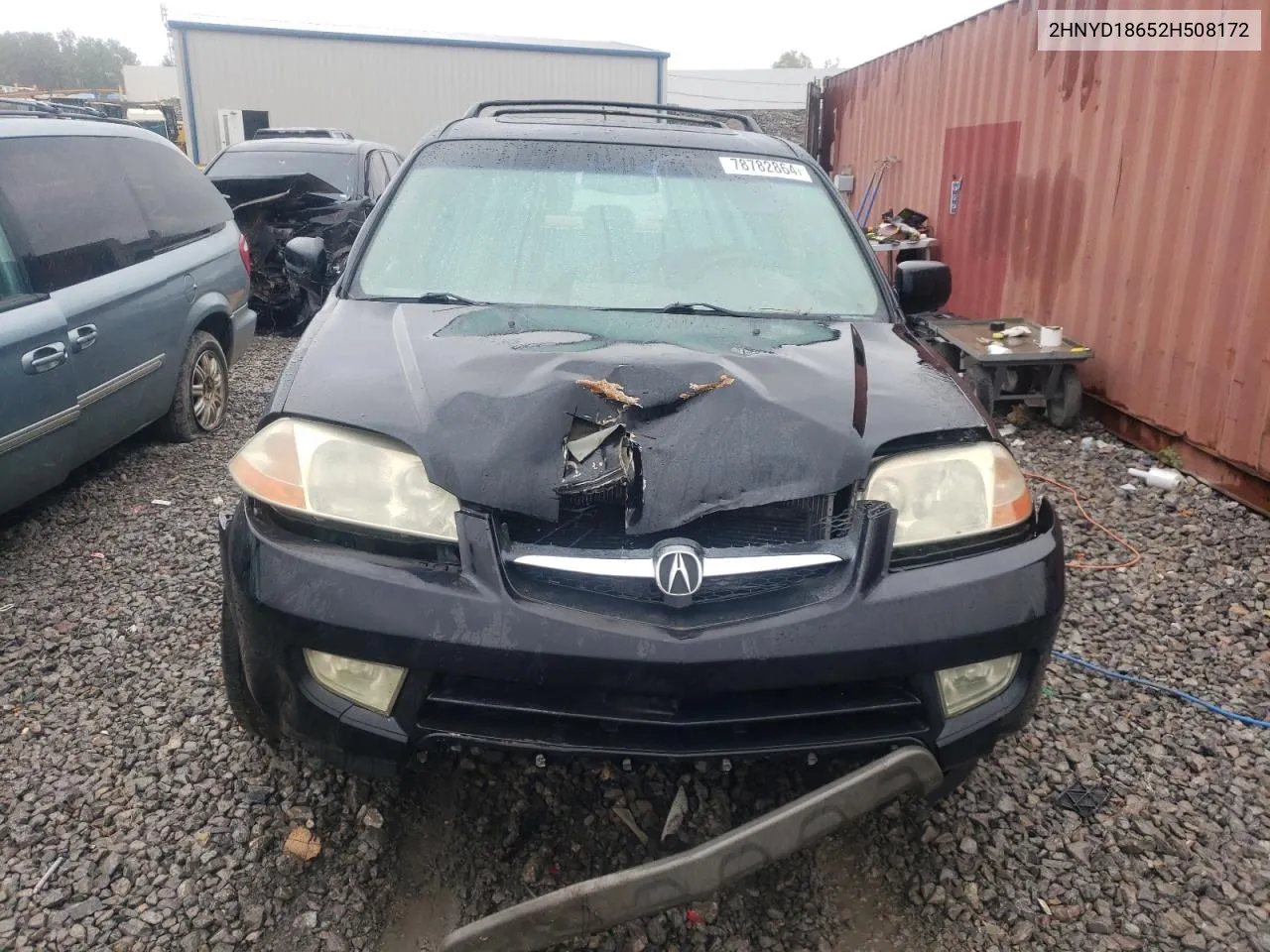 2002 Acura Mdx Touring VIN: 2HNYD18652H508172 Lot: 78782864