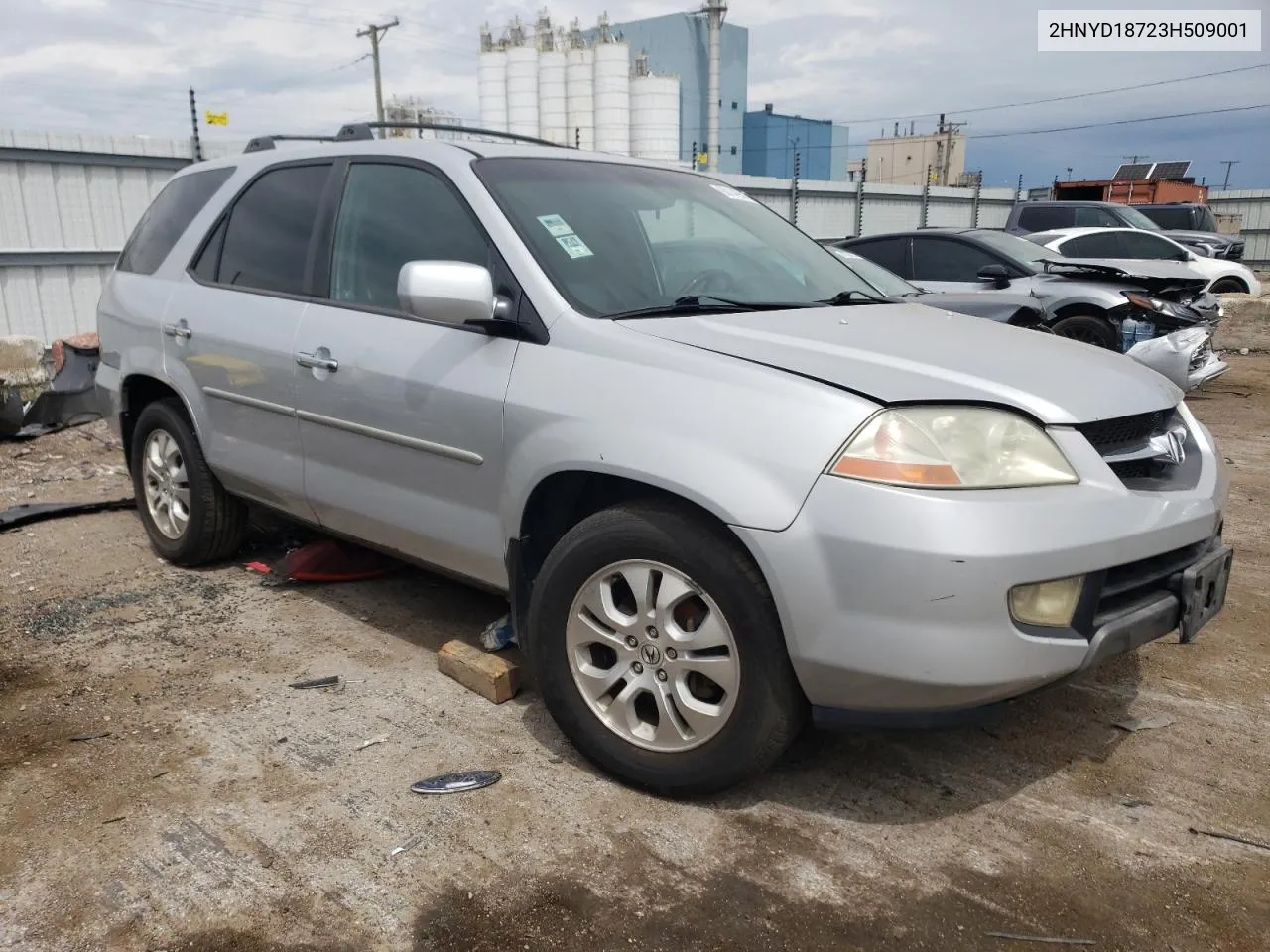 2003 Acura Mdx Touring VIN: 2HNYD18723H509001 Lot: 60146514