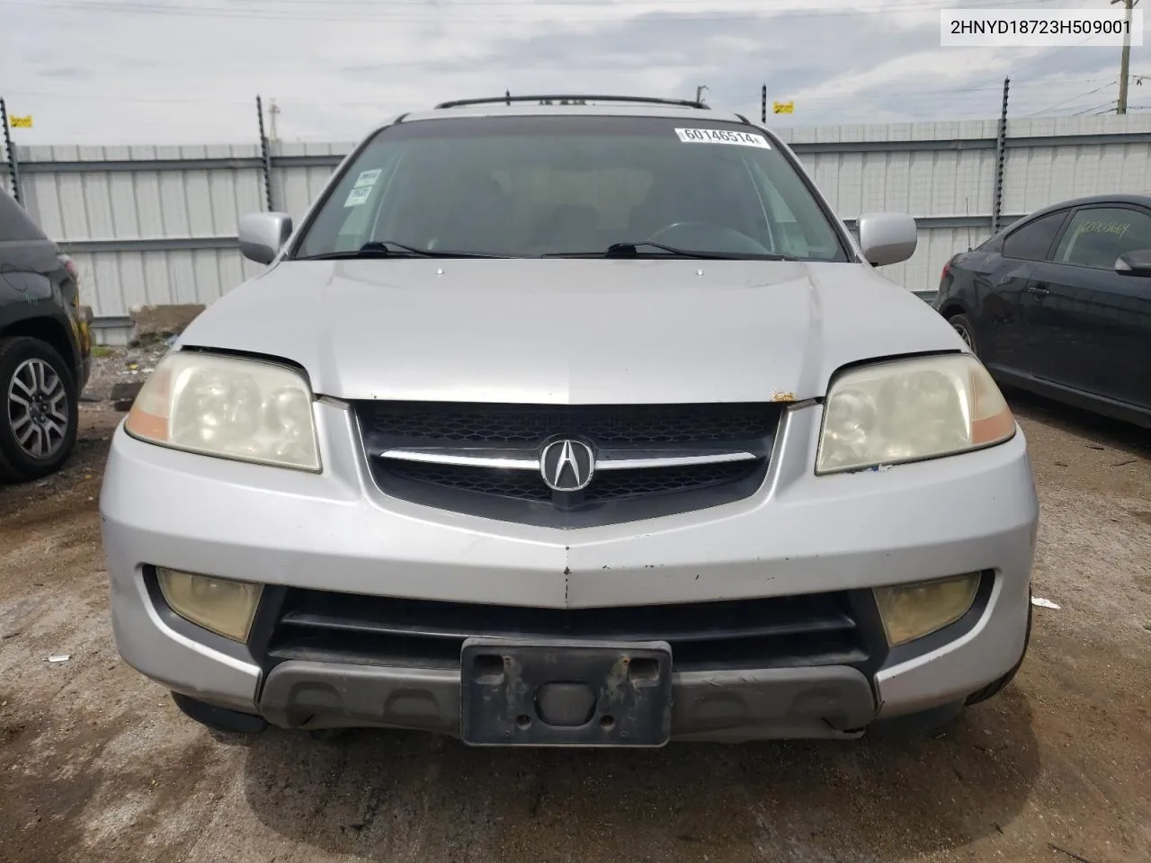 2003 Acura Mdx Touring VIN: 2HNYD18723H509001 Lot: 60146514