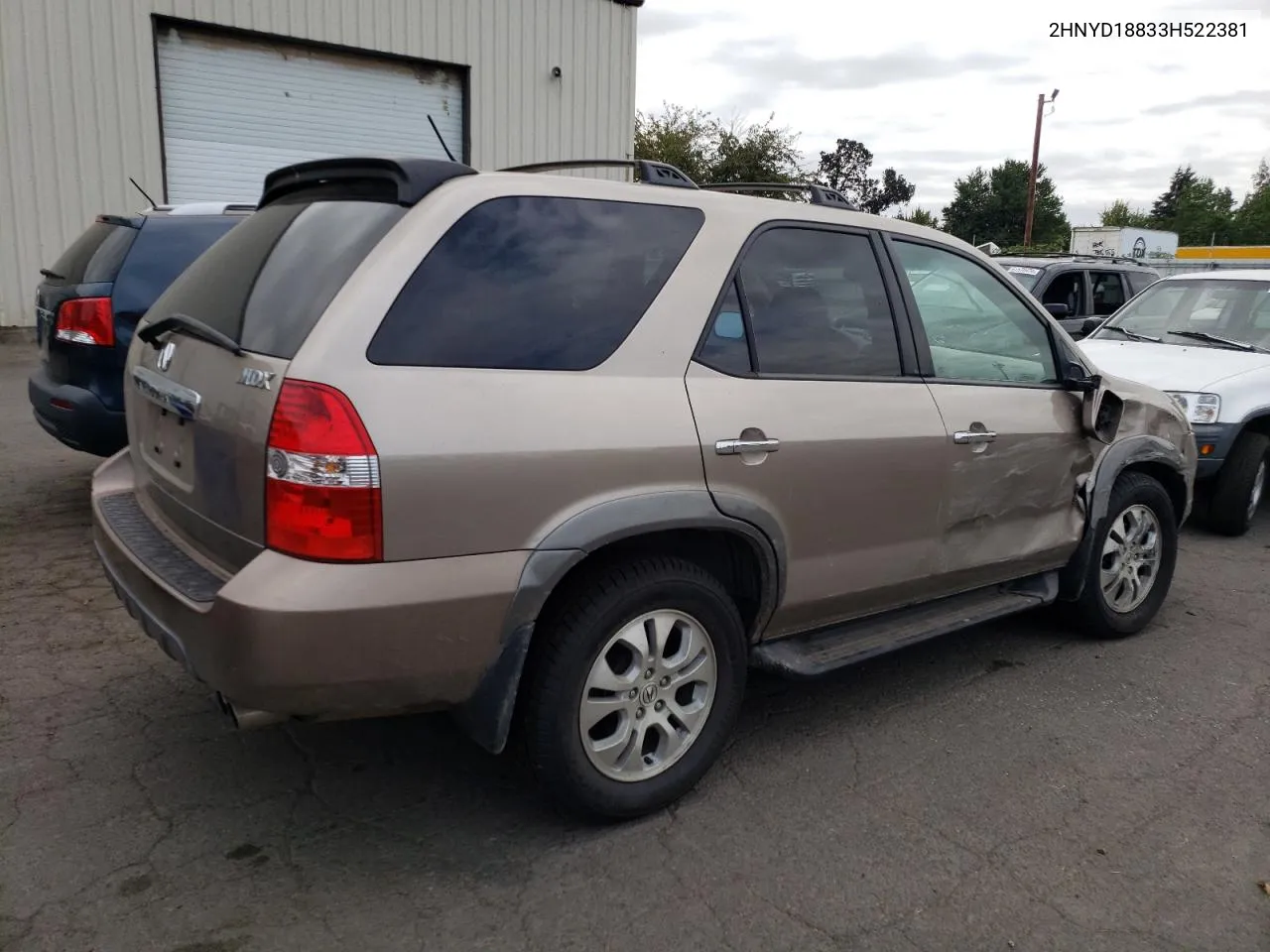 2003 Acura Mdx Touring VIN: 2HNYD18833H522381 Lot: 67408294