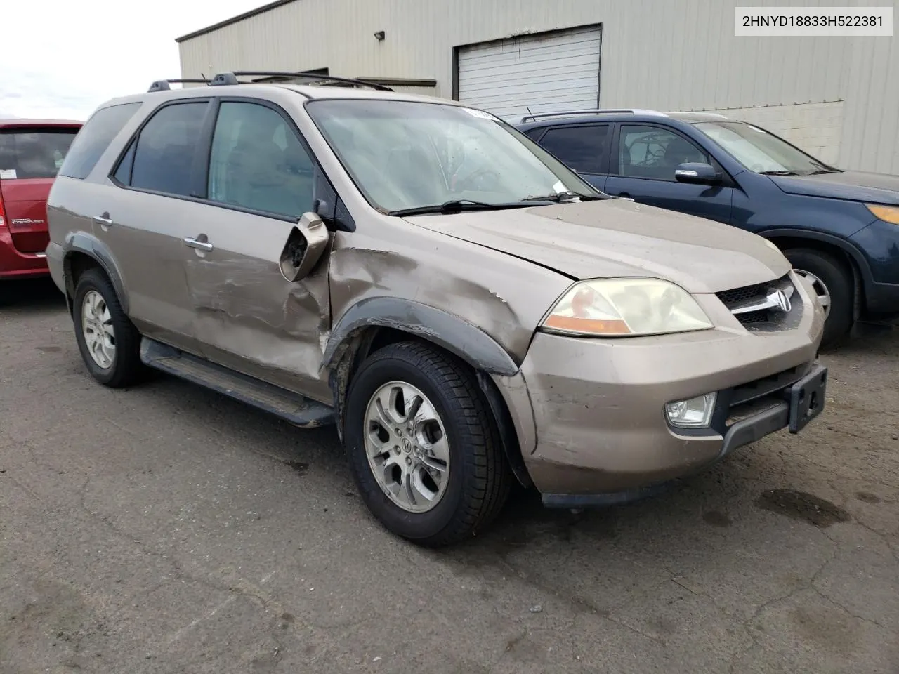 2003 Acura Mdx Touring VIN: 2HNYD18833H522381 Lot: 67408294