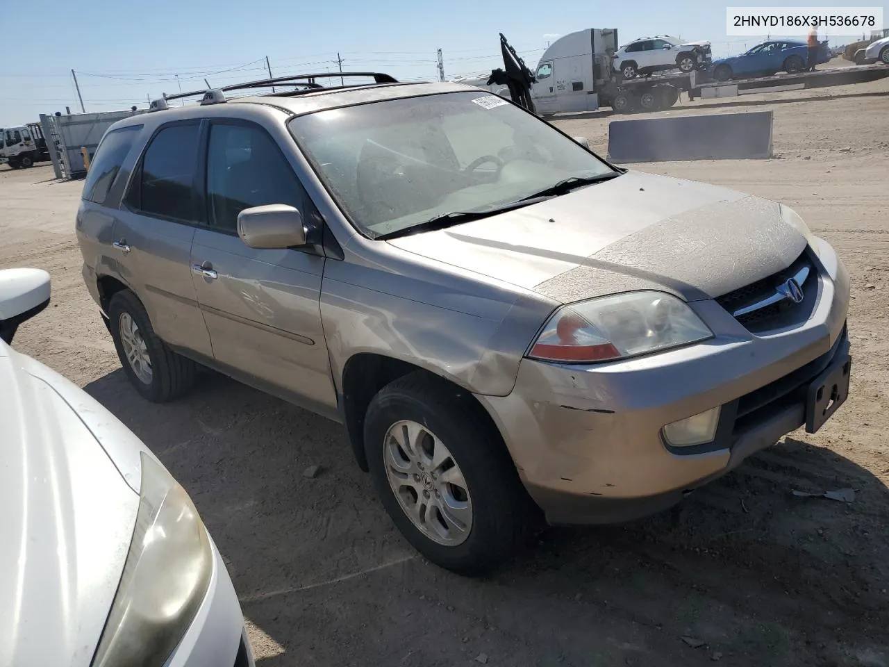 2003 Acura Mdx Touring VIN: 2HNYD186X3H536678 Lot: 69610664